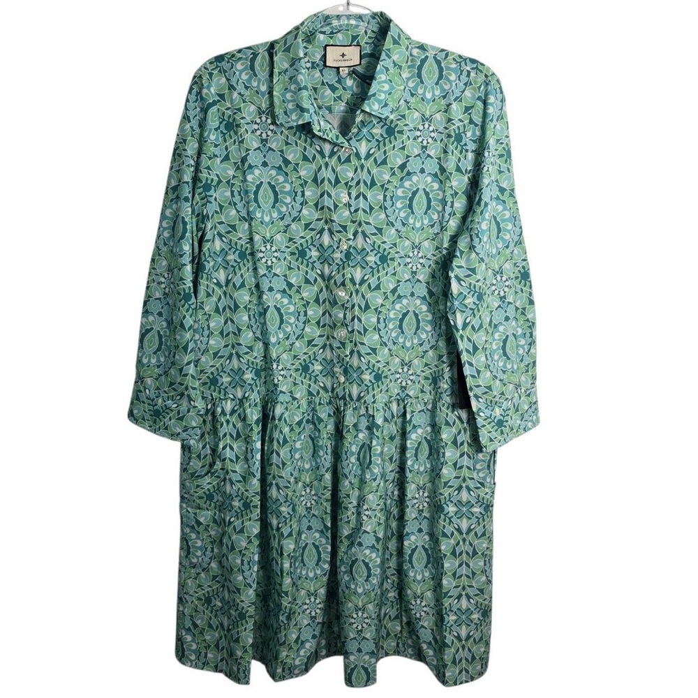 Tuckernuck Mykonos Hayes Button Up Shirtdress